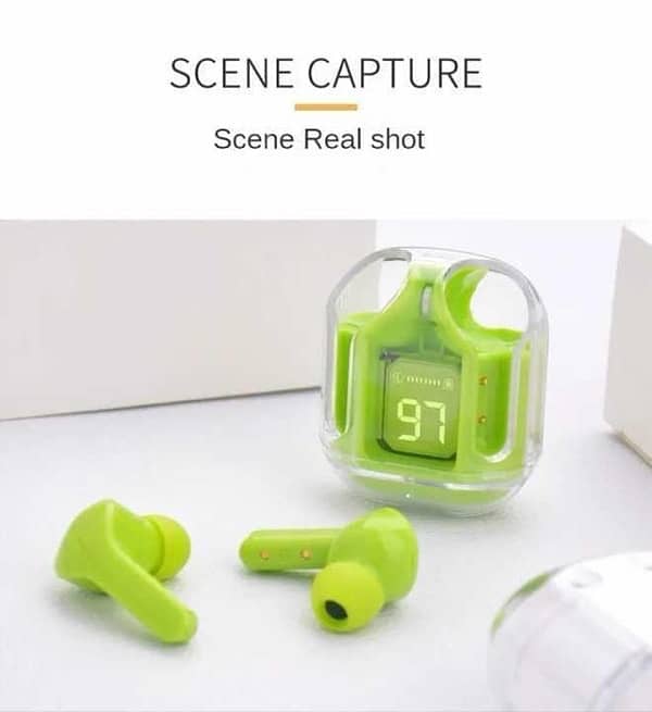 New Air A31 earbuds digital display 3