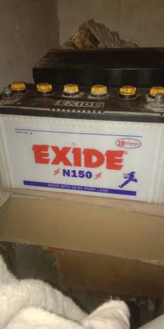 Exide battery 19 plates for sale 100% okay/0321/940/89/03