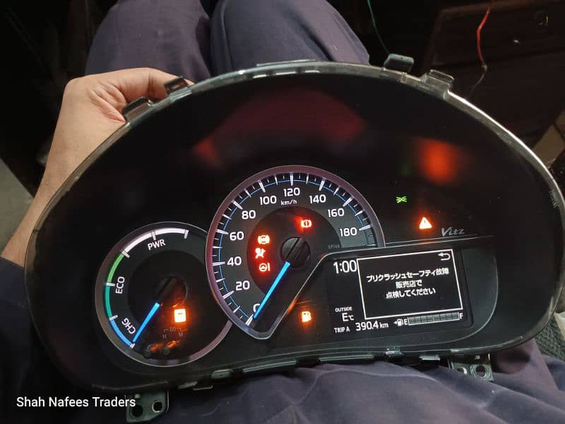 Toyota Vitz 2018 Hybrid Rpm Digital Meter 0