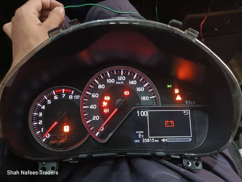 Toyota Vitz 2018 Hybrid Rpm Digital Meter 3