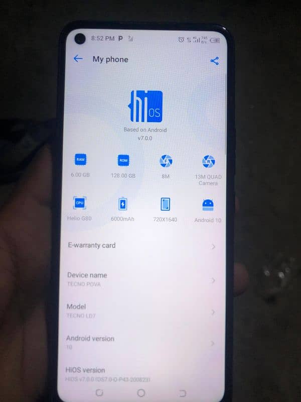 tecno pova2 6gb 128gb exchange bi hojy ga 5