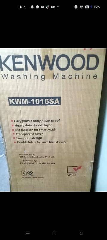 kenwood new washing machine 3