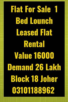 flat for sale blk 18 Joher 03101188962