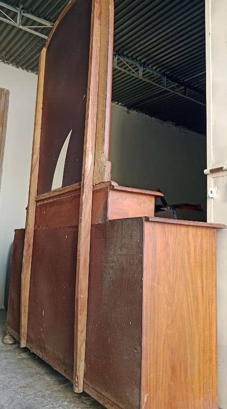 Dressing Table, Vintage wood furniture. 1