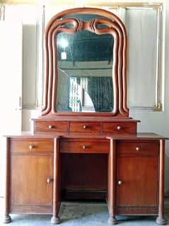 Dressing Table, Vintage wood furniture.