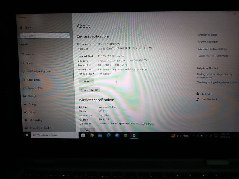 LAPTOP FOR SALE HP 1030 G3 5