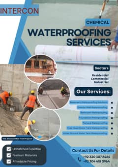 Waterproofing Services all over Pakistan with 100% guarantee