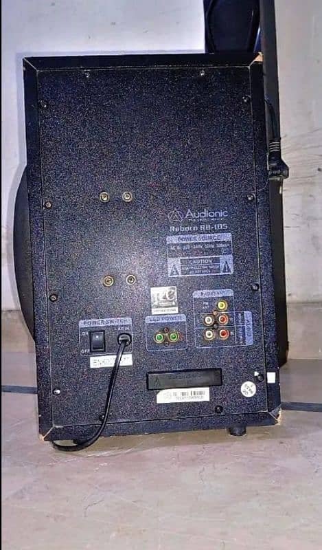 Audionic Rb 105 Bass Booster Sound System Speakers 03422732624 1