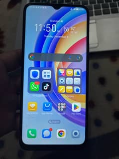 Honor X6a with Box 10/10 condition 4\128