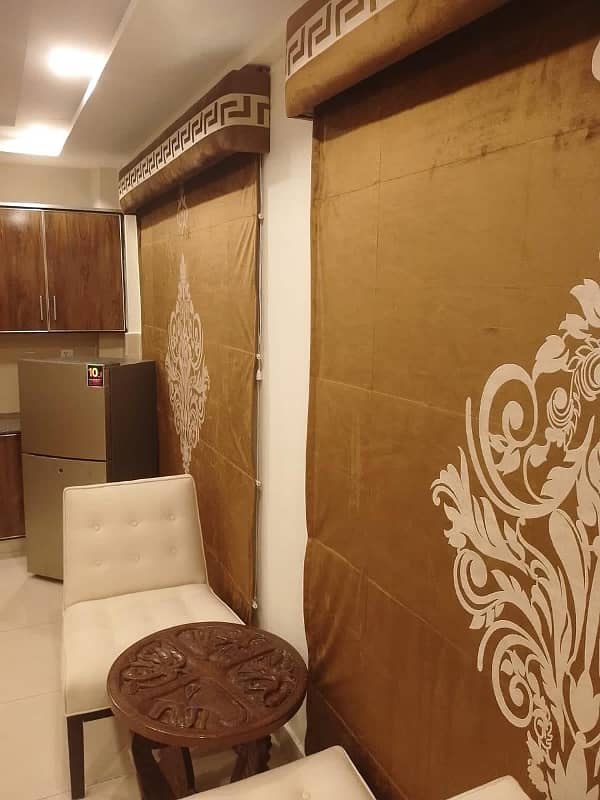 1 bed Apartment Fully Furnished For Rent Iqbal Block Bahria Town Lahore 5