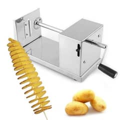 sprial potato cutting machine