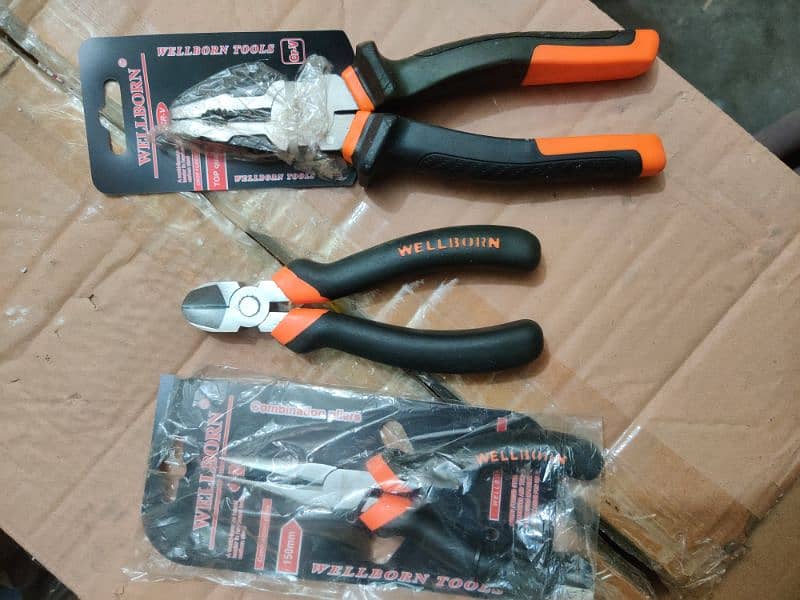 WellBorn Tools ( Plier, Cutter Plier, Nose Plier) 1