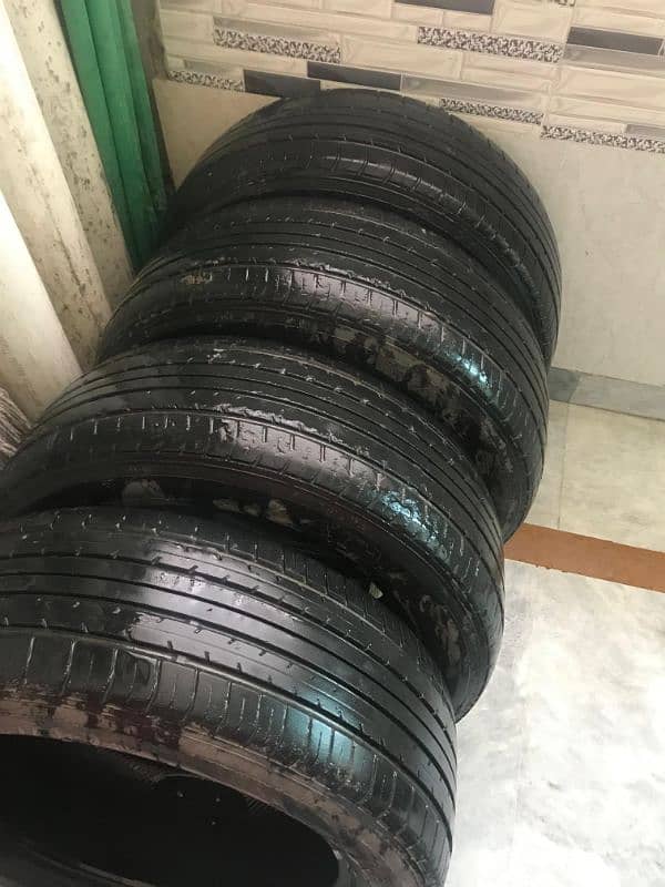 55 /16 low profile tyres in good condition 1