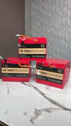 12V 100A A+ Grade Lithium Phosphate Battery