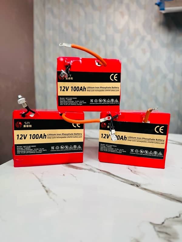 12V 100A A+ Grade Lithium Phosphate Battery 3