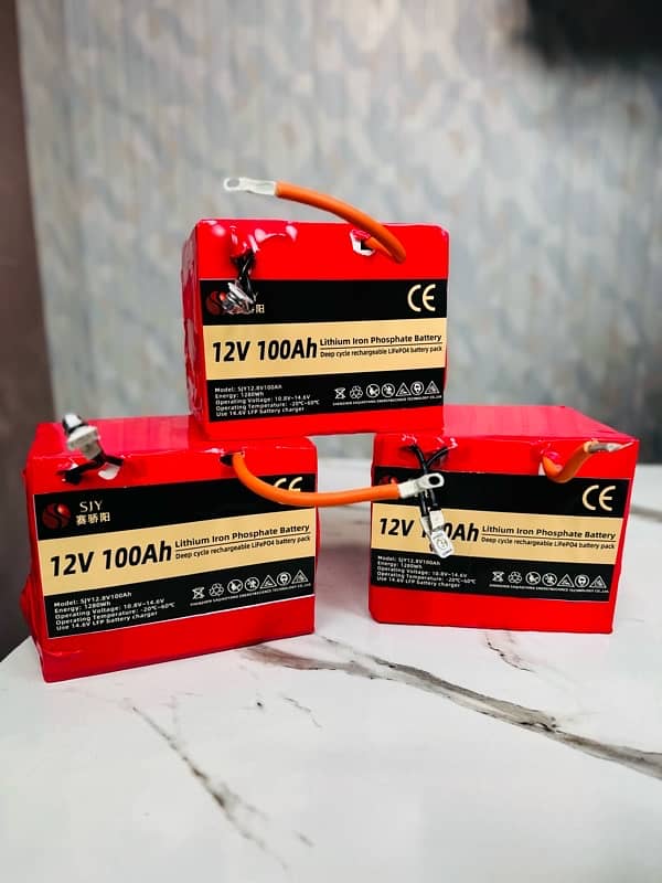 12V 100A A+ Grade Lithium Phosphate Battery 4