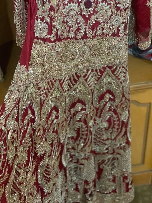 bridal lehnga red colour 1