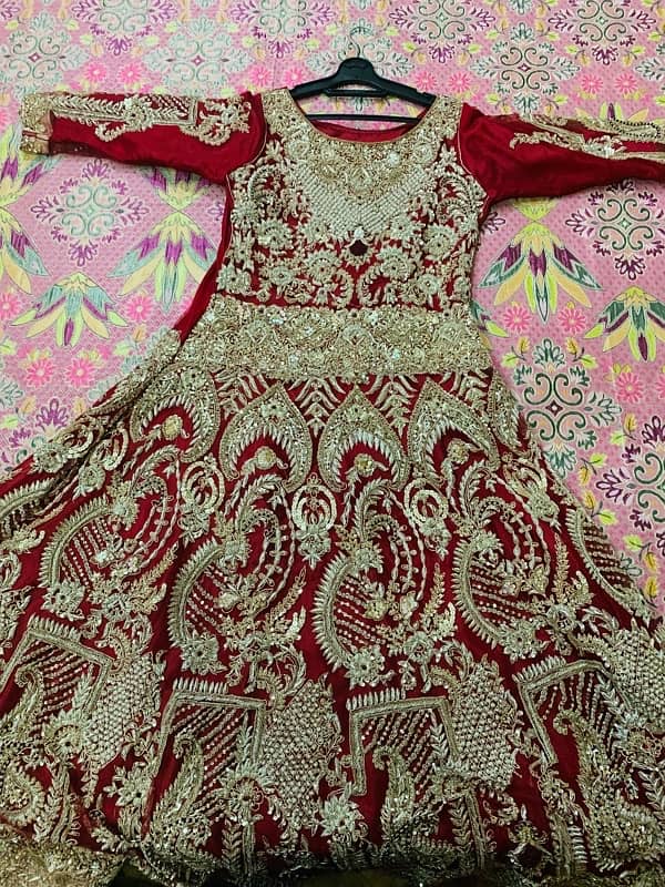 bridal lehnga red colour 5