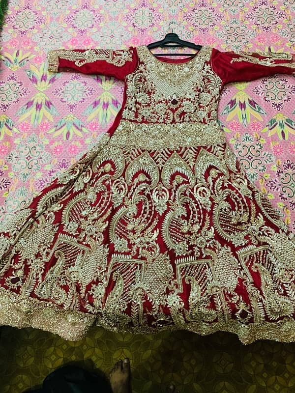 bridal lehnga red colour 6