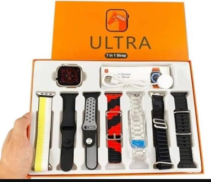 Ultra Smart Watch 7starps in 1 | Ultra smart watch 1