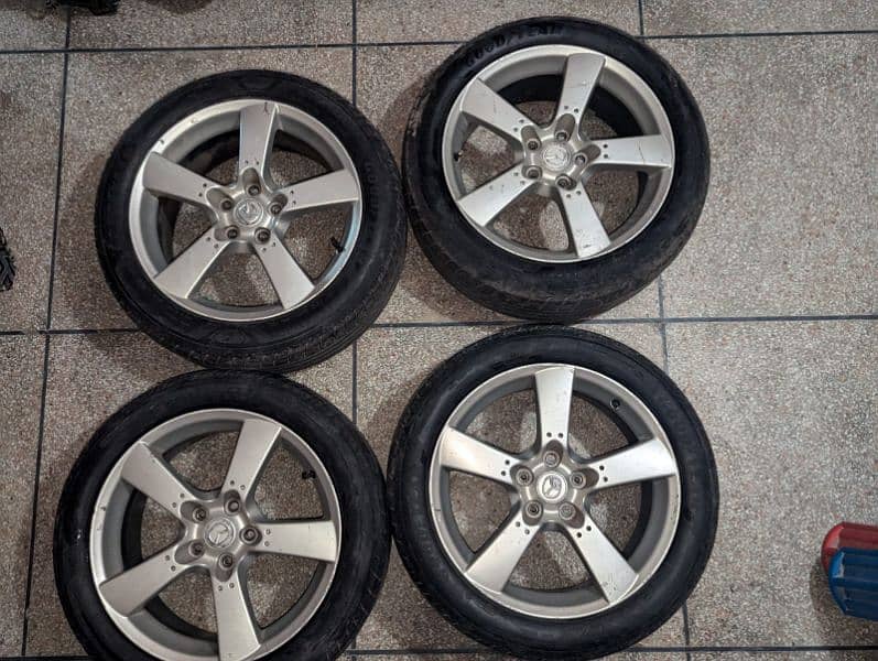 Rx8 rim and tyre available 18 inch rims 4