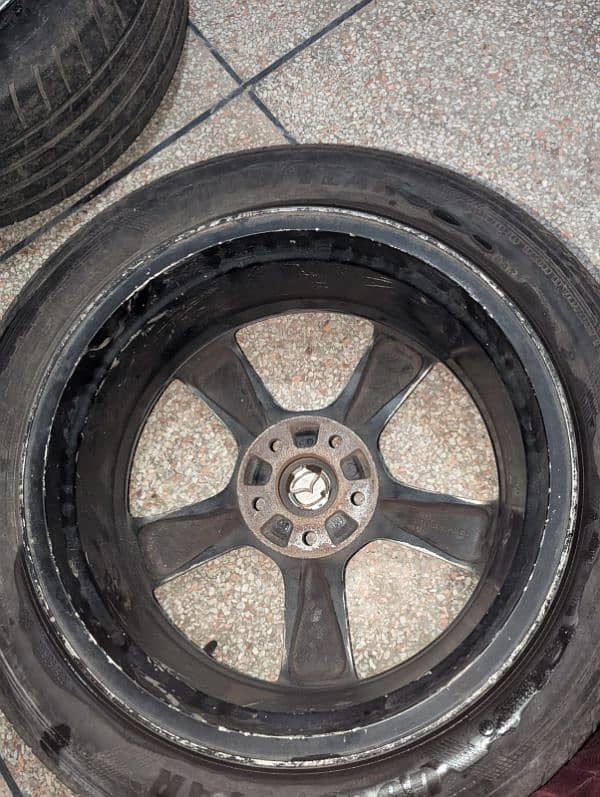 Rx8 rim and tyre available 18 inch rims 5