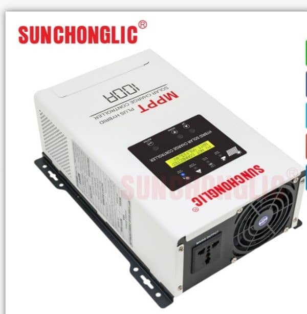 Sunchonglic Hybrid MPPT Solar Charge Controller 100A 12/24v 4