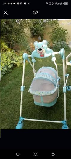 baby swing in v good condition