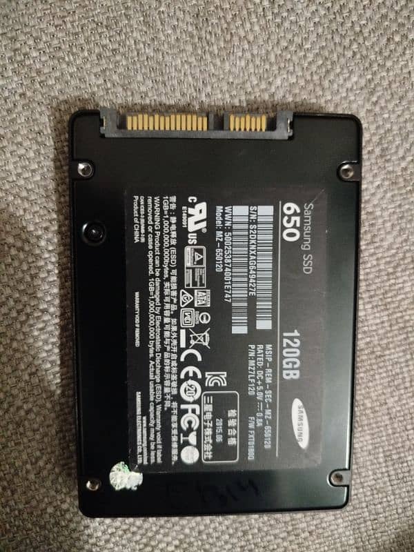 Samsung SSD 120gb new 0