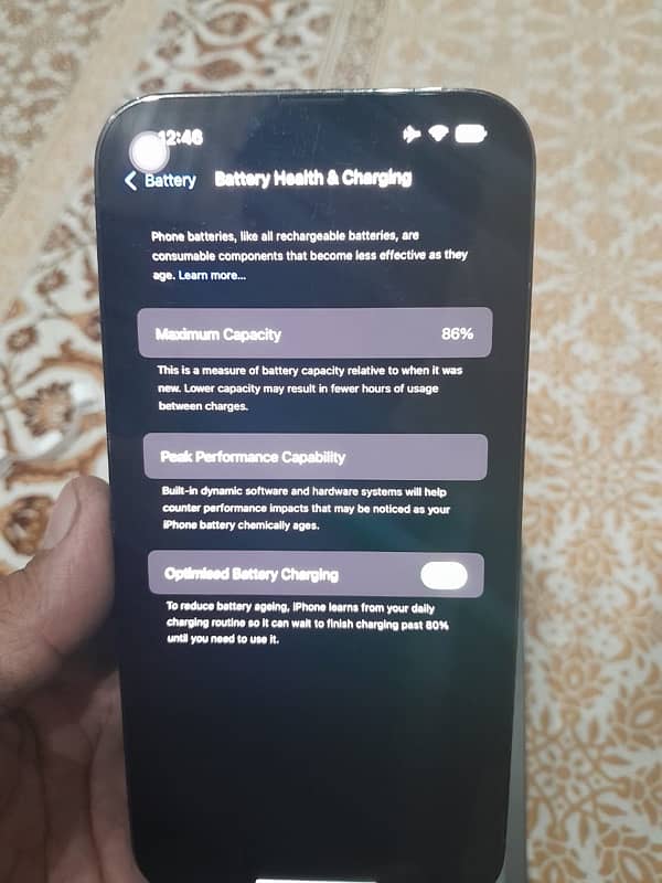 IPHONE 13PRO MAX 128GB NON PTA FACTORY UNLOCKE 17