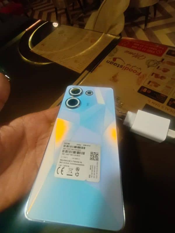 Tecno camon 20 Full box 33w charge 258gb 0