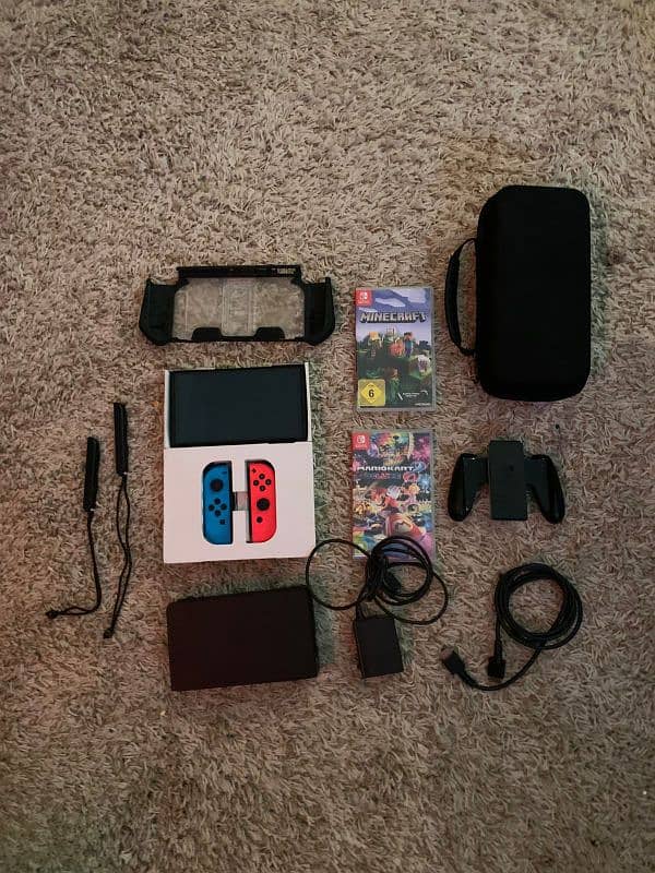 Nintendo Switch 64Gb With Complete Stuff 3