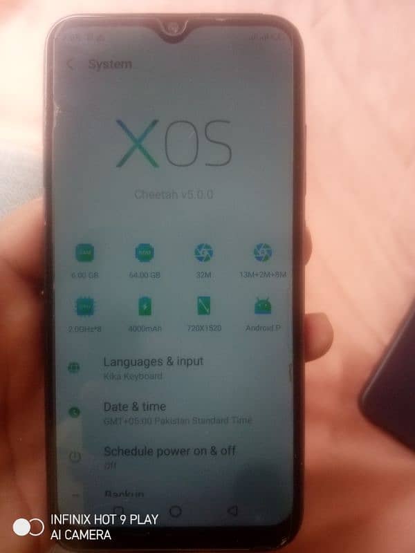 infinex s4 6gb 64 used phone mobile with box penal damage 2