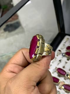 handmade yaqoot ring