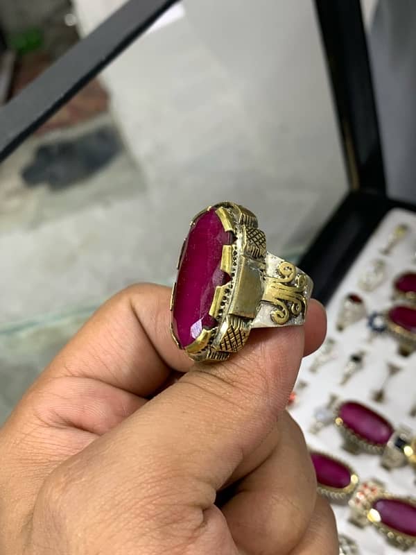 handmade yaqoot ring 0