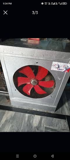 lahori room cooler new with warranty card