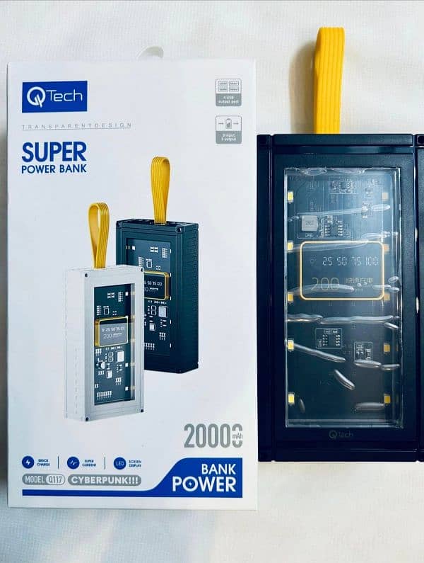 Qtech original new box pack powerbank 5