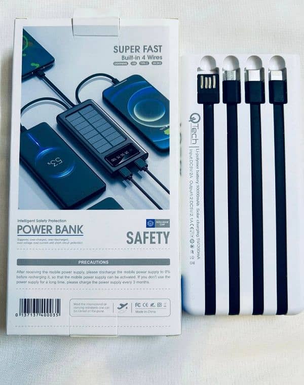 Qtech original new box pack powerbank 8