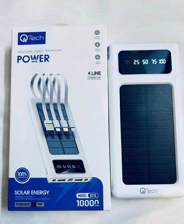 Qtech original new box pack powerbank 9