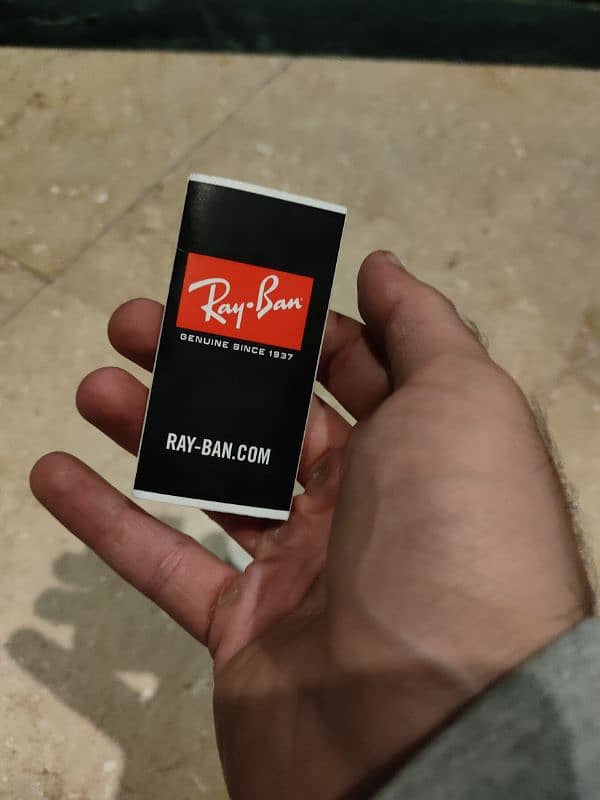 Original Ray-Ban Sunglasses Black With Authenticity Card 4