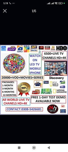 IPTV PROVIDERS LIVE HD+4K CHANELS +MOVIES+SERIES WATCH ON LED TV