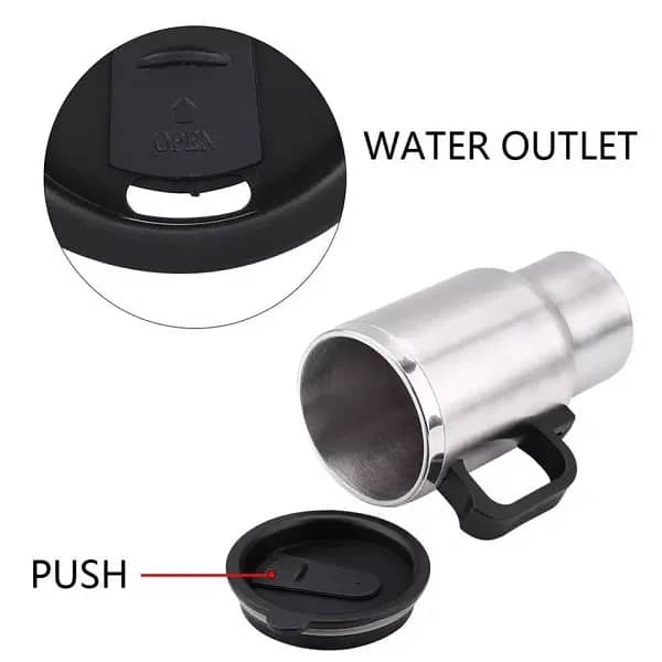 12V Heated Travel Mug Cup 3