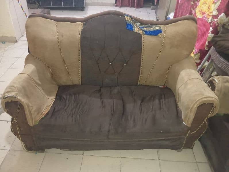 3+2+1 seater wooden sofa set 03214990221 2