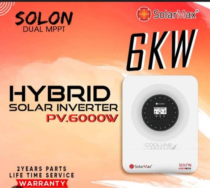 Solar Max Salon 6kw Hybrid Solar Inverter 48V 1