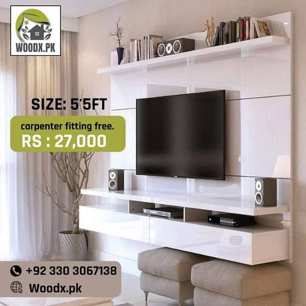 Tv console,tv trolley,led console, Media units, furniture, decoration. 2