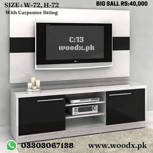 Tv console,tv trolley,led console, Media units, furniture, decoration. 6