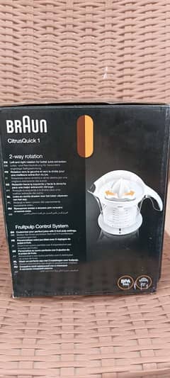 BRAUN Citrus juicer MPZ 9 White SKU 0