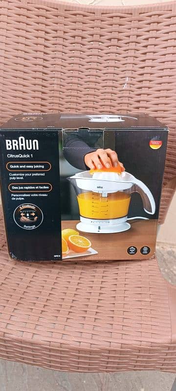 BRAUN Citrus juicer MPZ 9 White SKU 1