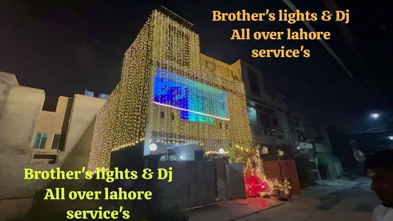 Mayo decor/mandi decor/dolki decor/lights decor/Dj/flower decor 5