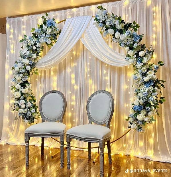 Mayo decor/mandi decor/dolki decor/lights decor/Dj/flower decor 16